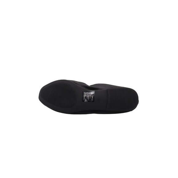 Avah Black leather elastic top ballet flat - Picture 7 of 7